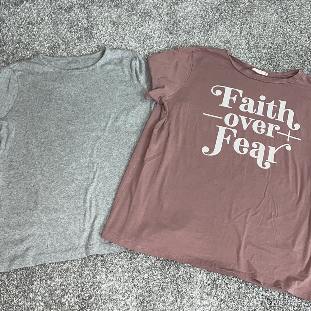 Woman’s medium and large shirts
